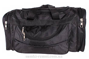Чоловіча дорожня текстильна сумка 83-50  чорна