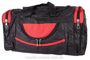 Чоловіча дорожня текстильна сумка 83-501 чорна