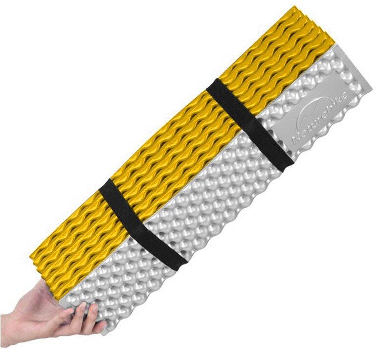 Розкладний каремат-пінка Naturehike NH20FCD07 Thickened IXPE (Yellow)