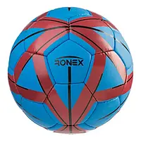 Мяч футбольный тренировочный Ronex MLT, размер 5 (Cordly, камера-латекс, вес - 420-450 грамм)