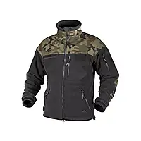 Флісова кофта Helikon Infantry - Black/ PL Woodland S,XXL