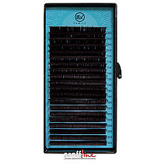 Вії для нарощування LEX темно-коричневі 0.07 D 11 мм