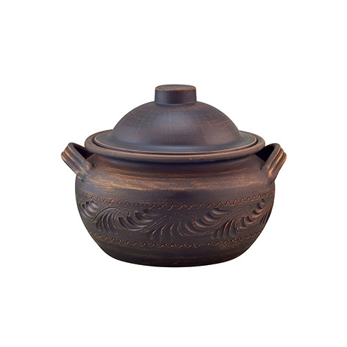 Кашник глиняний 3 л (декор) KR1128-2