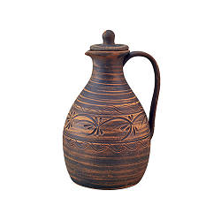 Глечик глиняний 1,8 л (декор) KR5149-2