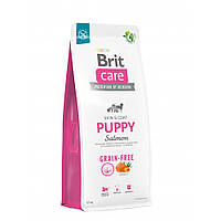 Сухой корм Brit Care Dog Grain-free Puppy для щенков беззерновой с лососем 12 кг