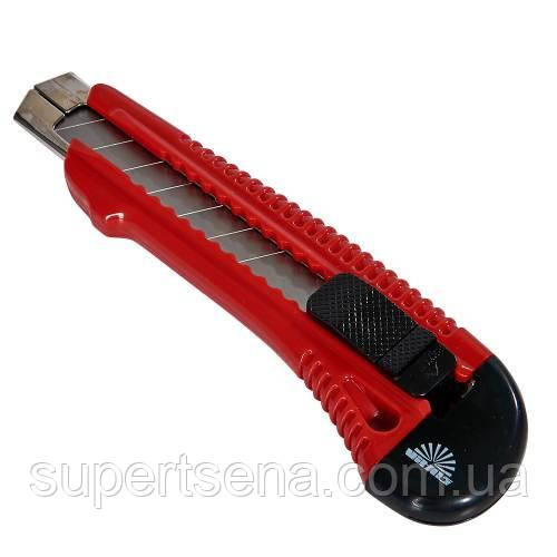 Ніж сегментний 18 мм пластиковий з металевою напрямною Vitals 184689, фото 1