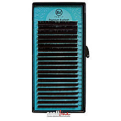 Вії для нарощування LEX темно-коричневі 0.07 L 7 мм