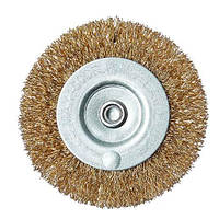 Щітка дискова з хвостовиком Vitals гофрована латунована 75 мм, 0,3 мм 174502