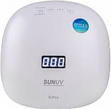 Професійна оригінальна LED-лампа для полімеризації гелю SUNUV 4S LED/UV, фото 3