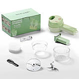 Портативна овочерізка подрібнювач 4в1 Food Chopper для фруктів та овочів, фото 5