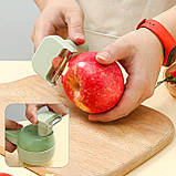 Портативна овочерізка подрібнювач 4в1 Food Chopper для фруктів та овочів, фото 8