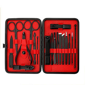 Манікюрний набір 18 предметів для манікюру та педикюру Manicure Suits