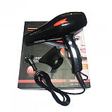 Фен професійний Gemei GM-1706 для сушіння та укладання волосся, фото 2