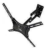 Кронштейн для телевізора 14-55" дюйми до 50 кг, HDL-117-B-2 настінний кронштейн для ТВ, фото 3