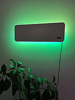 Светодиодные бра LED, светодиодный настенный светильник неоновый, лед ночник на стене черный 50 см Белый, 500