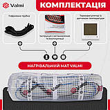 Електрична тепла підлога Valmi Mat 3м² /600Ват/200Вт/м² нагрівальний мат терморегулятором Valmi P30, фото 8