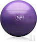 М'яч для фітнесу фітбол 85 см WCG Anti-Burst, М'яч для тренувань 300 кг (Чорний) Shopik, фото 3