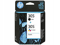 Картридж HP 305 Black 2ml, Color 2ml 6ZD17AE