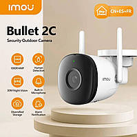 Беспроводная поворотная Wi-Fi камера IMOU Bullet 2C 2MP 4MP камера с автоматическим отслеживанием