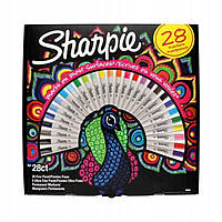 Перманентні маркери Sharpie Fine Mix 28 кольорів