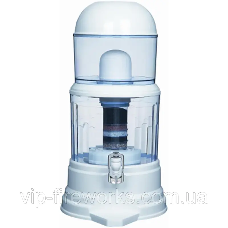 Очищувач для води Mineral water purifier SM-206 на 16 л містить різні фільтруючі матеріали