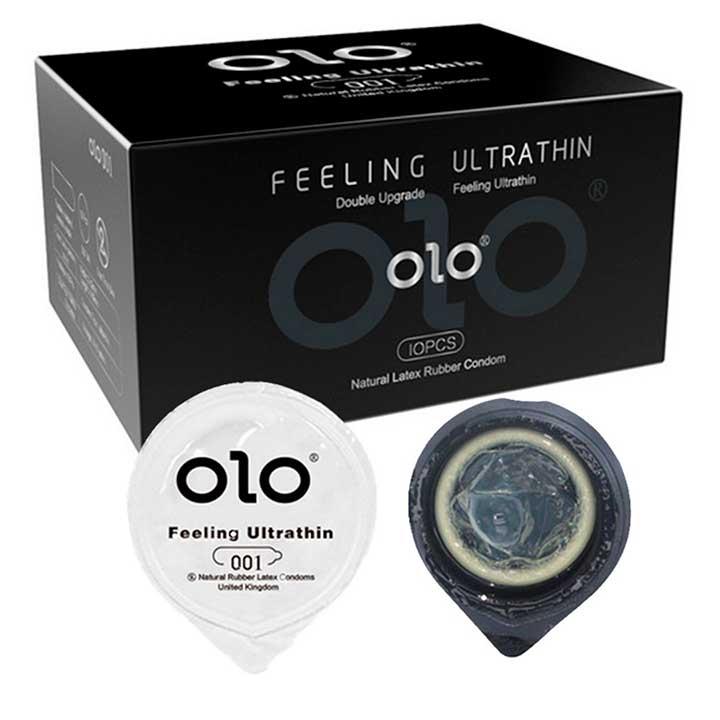 Ультратонкі презервативи "Olo Feelihg Ultrathin" 0,01 - 10 шт.