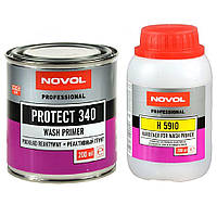 Реактивный грунт красный Novol Protect 340 Wash Primer 1:1 200+200мл