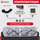 Електрична тепла підлога Valmi Mat 4м² /800Ват/200Вт/м² нагрівальний мат терморегулятором Valmi P30, фото 8
