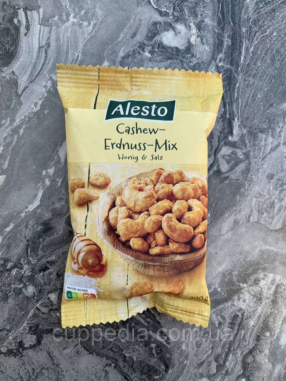 Арахіс та кеш'ю Alesto (мед, сіль) 200 грм