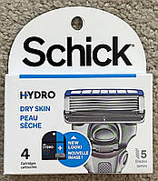 Леза Schick Hydro5  4 картриджа Оригінал США