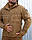 Куртка Хантер флісова на мембрані непромокаюча койот, фото 5