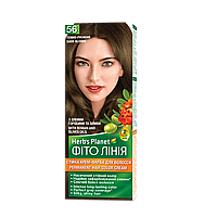 Стійка фарба для волосся Herbs Planet №56 Темно-русявий, 120 мл