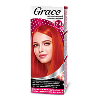 Стійка крем-фарба для волосся Grace Вогнено мідний  7.4, 120 мл