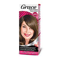 Стійка крем-фарба для волосся Grace Темно-русявий 6.0, 120 мл
