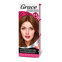 Стійка крем-фарба для волосся Grace Шоколадна карамель  6.8, 120 мл