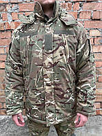 Бушлат мультикам ріпстоп. Куртка зимова тактична камуфляж. Бушлат військовий мультикам