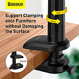 Тримач настільний для ґаджетів Baseus LUZQ000013, чорно-сірий, фото 9