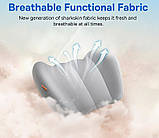 Подушка для крісла під поперек Baseus ComfortRide CNYZ000013, сіра, фото 9