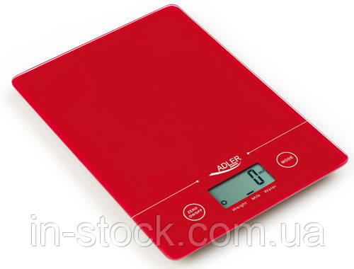 Ваги кухонні Adler AD 3138 red