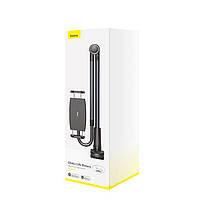 Тримач настільний для ґаджетів Baseus LUZQ000013, чорно-сірий, фото 4