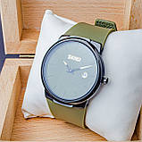 Жіночий наручний кварцовий стрілочний годинник хакі Skmei 1509AG Army Green, фото 7
