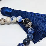 Чотки із каміння содаліт на 33 намистини, фото 8