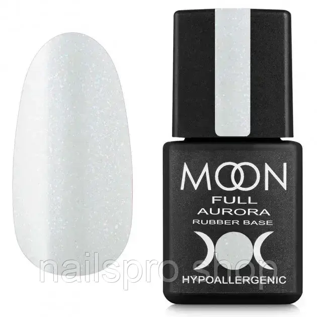 Камуфлююча база MOON Full Aurora rubber base 2001, 8 мл
