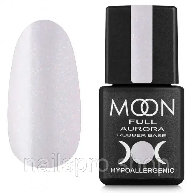 Камуфлююча база MOON Full Aurora rubber base 2007, 8 мл