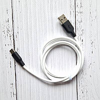 Кабель Hoco X21 Plus Silicone Cable Type-C силиконовый (1м 3A) белый