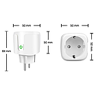 Розумна WiFi розетка на 20А, Tuya Smart 4400Вт + Подарунок Реле Smart Home / Смарт розетка з енергометром, фото 9