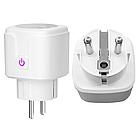 Розумна WiFi розетка на 20А, Tuya Smart 4400Вт + Подарунок Реле Smart Home / Смарт розетка з енергометром, фото 6