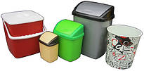 Відра пластикові сміттєві