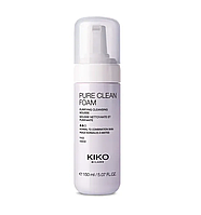 Очищающий и питательный мусс для лица Kiko Milano Pure Clean Foam 150 ml