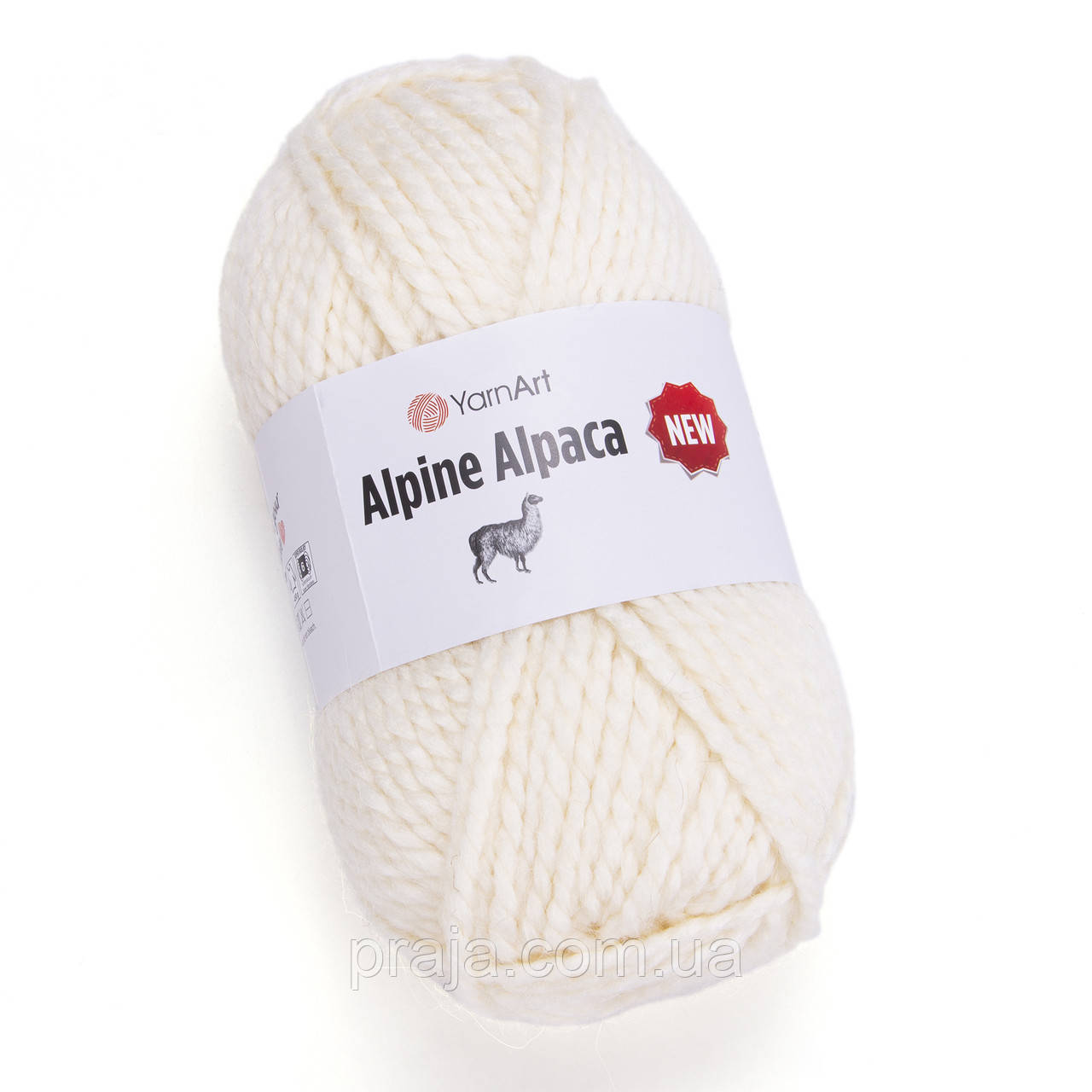 Пряжа YarnArt Alpine Alpaca New (Альпіна Альпака Нью) - 1433 молочний, фото 1
